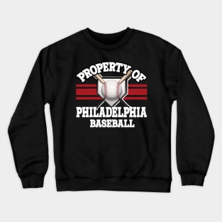 Proud Name Philadelphia Graphic Property Vintage Baseball Crewneck Sweatshirt